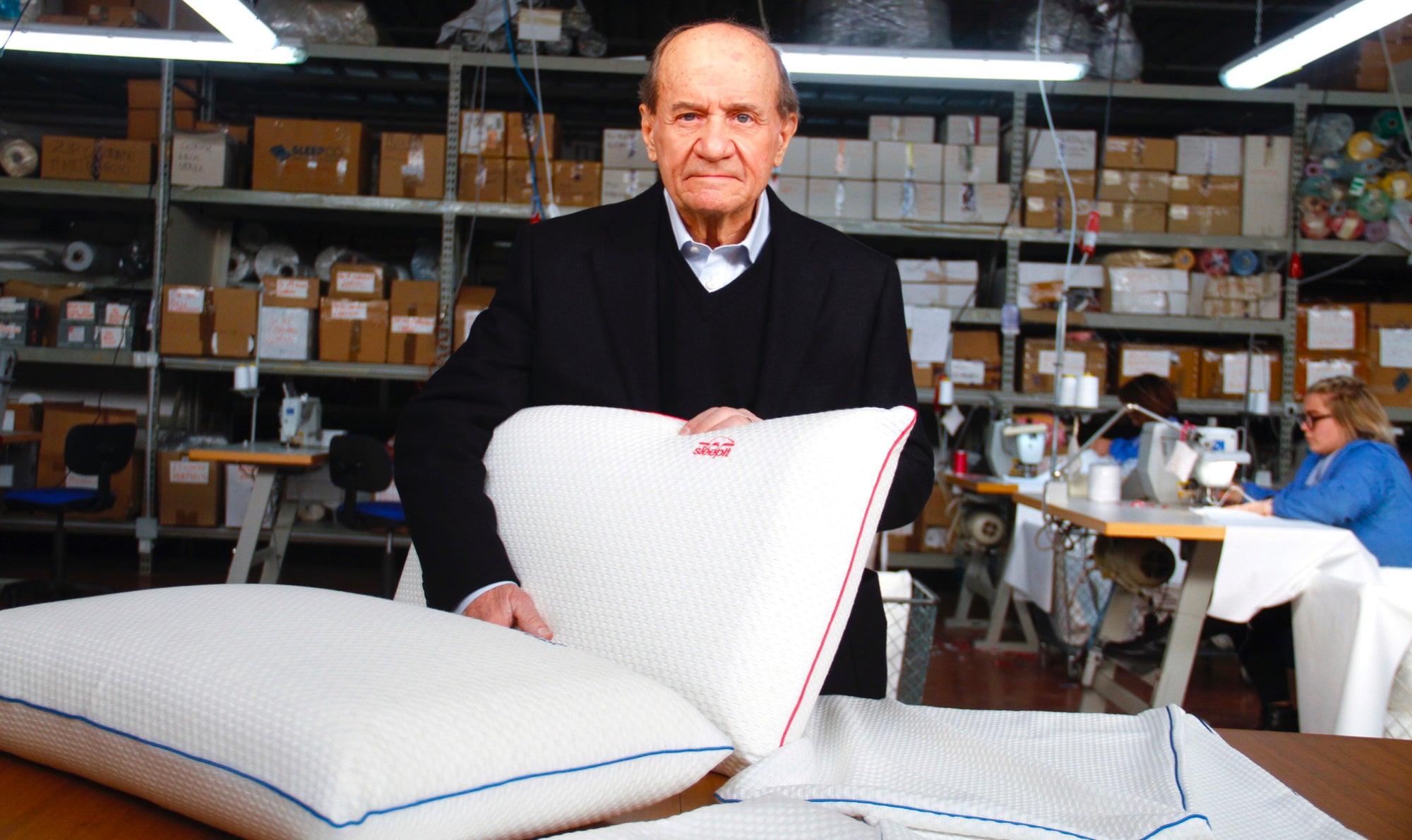 Giuliano le fondateur de l'oreiller ergonomique sleepit
